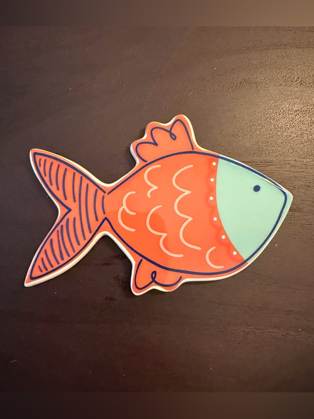 New Happy Everything by Coton Colors Fish Small Mini Attachment Coastal Summer